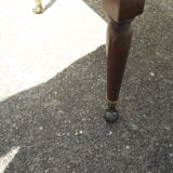 Solid mahogany board bedside table