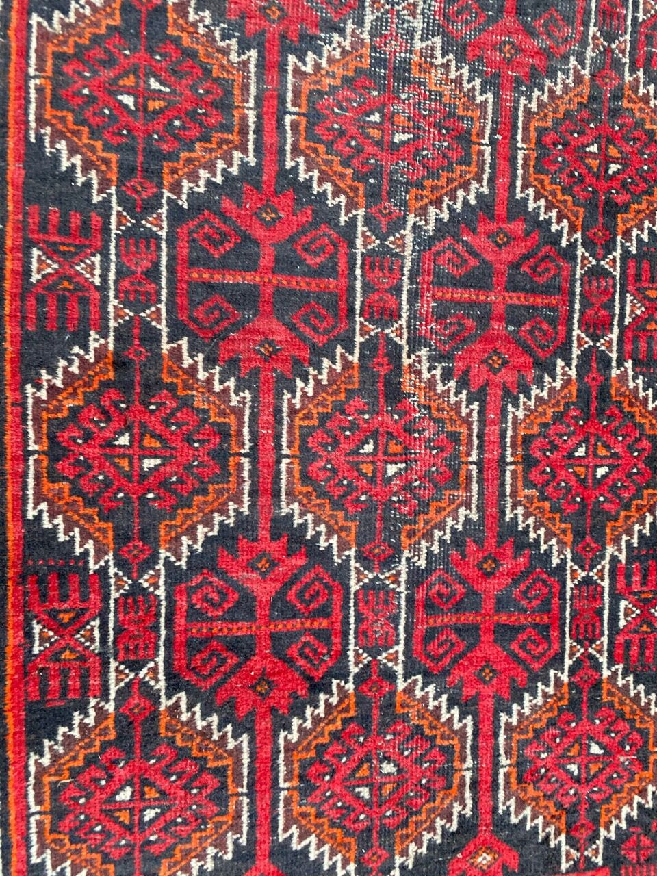 Old Afghan Belutch carpet 97x192 cm