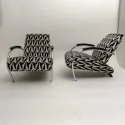 Tubular steel armchairs  by Gelderland, Netherlands, 1990, set of 2