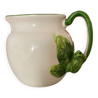 Pichet barbotine grenouille