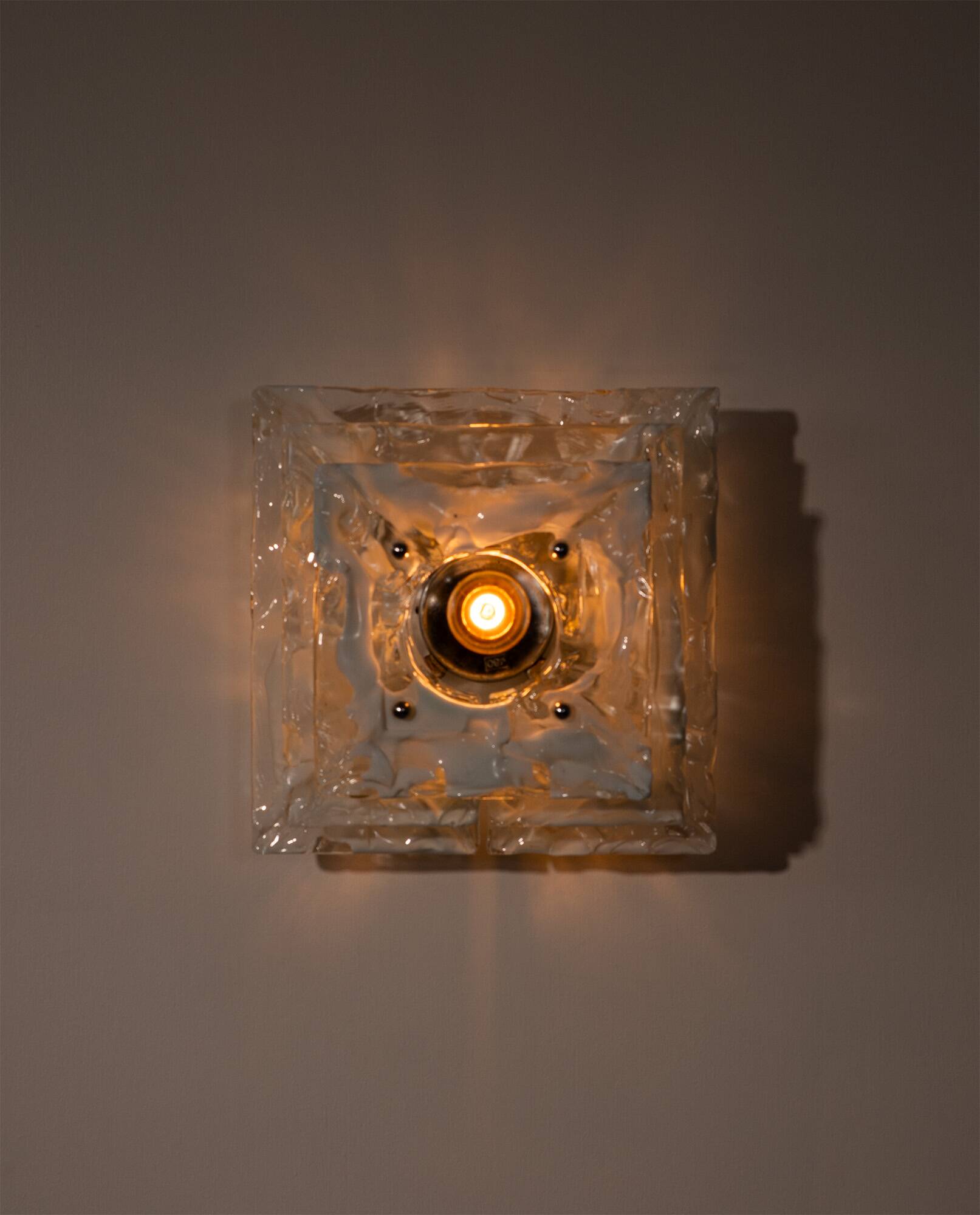 Applique en verre de Murano Carlo Nason, années 1970