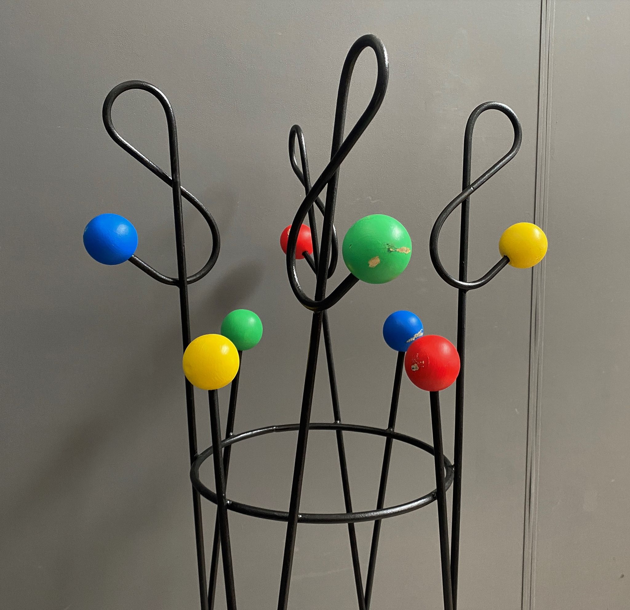 Mid century coat rack, 1950s