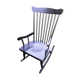 Rocking-chair scandinave noir