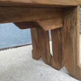 Paire de bancs de ferme