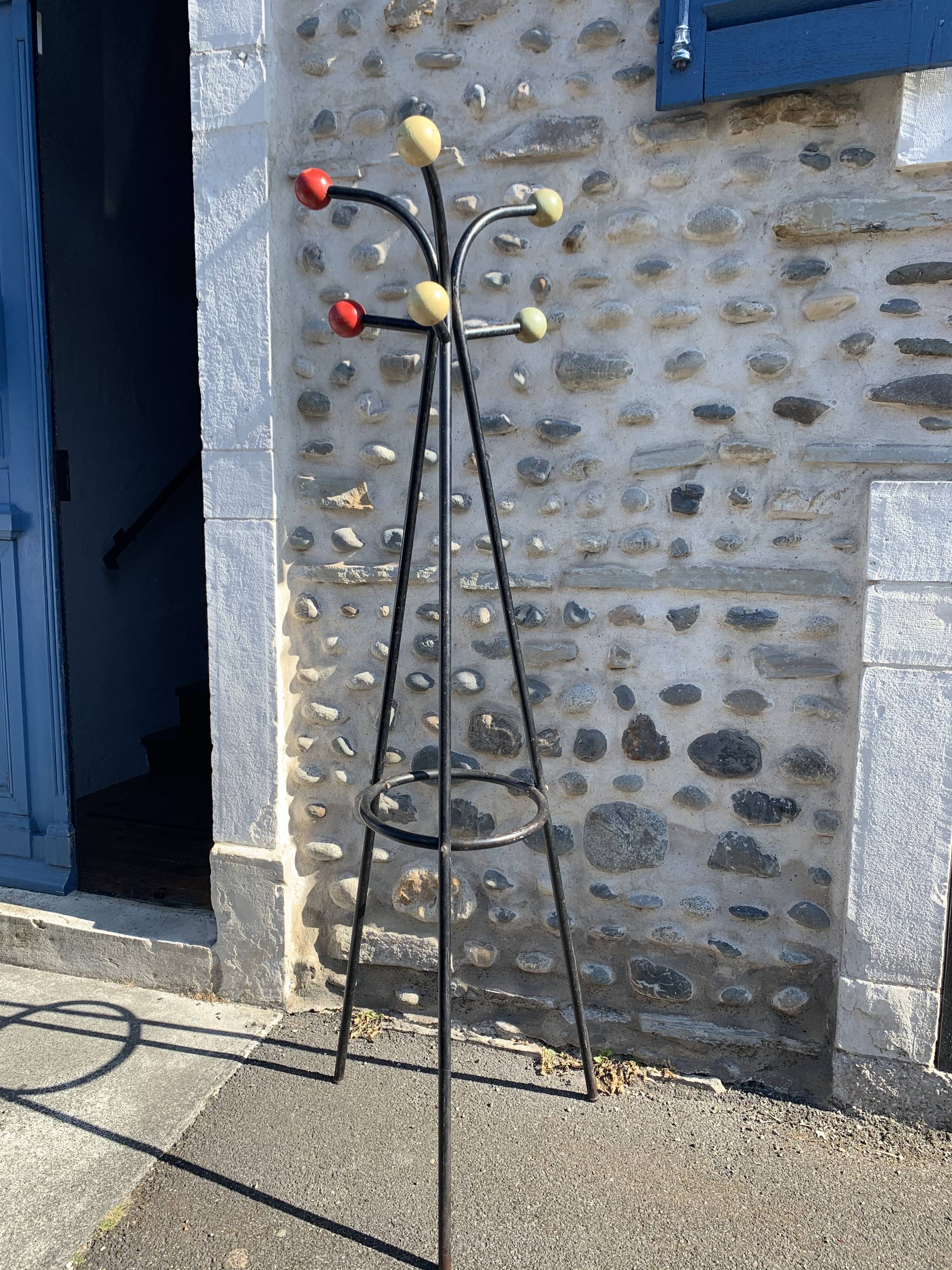 Mid century coat rack