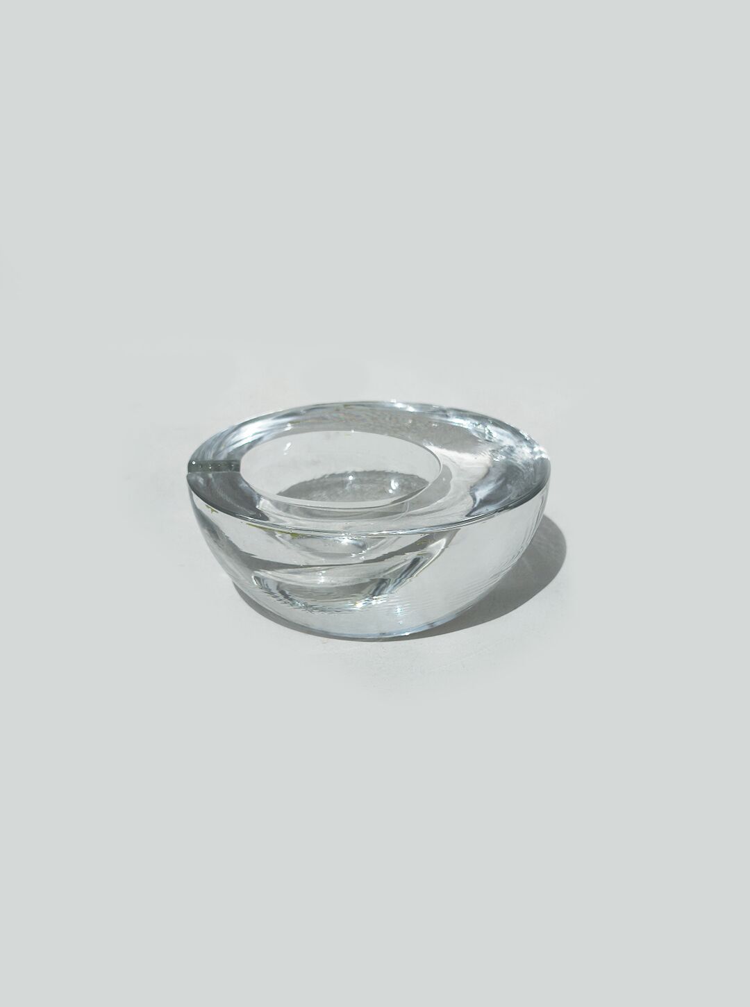 Cendrier en verre années 60