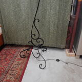Wrought iron lamppost tripod art deco