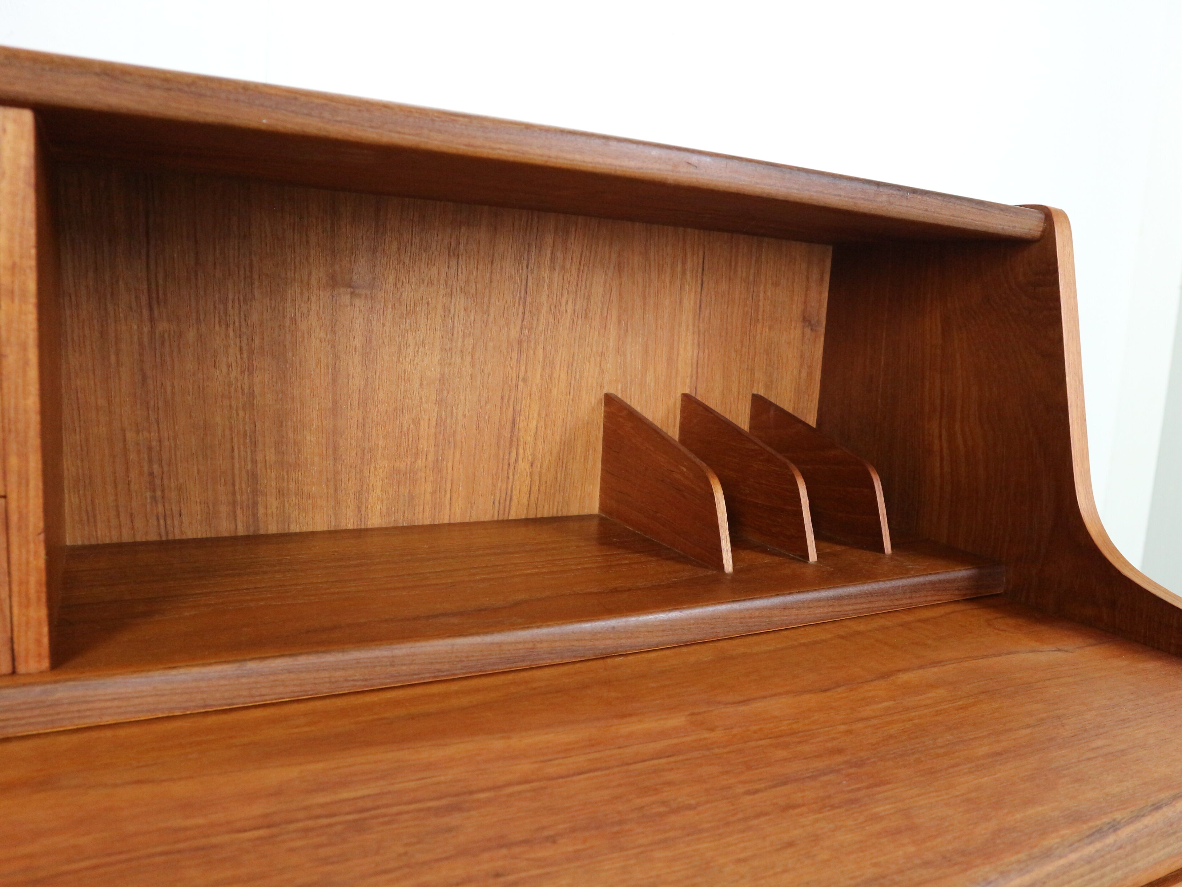 Mid- Century modern teak secretary- cabinet, 1960 Denmark