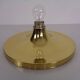 Space Age Golden Wall Lamp from Doria Leuchten, 1960s