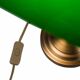 Notary banker desk lamp brass matte