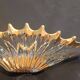 Crystal and gold centrepiece Royal Crystal of Bayel 1950