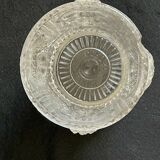 Candy pot in molded crystal St Louis Bacchus