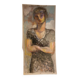 Portrait de femme signé Landauer