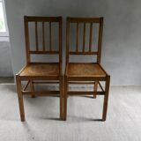 Pair of bistro chairs, 1940s