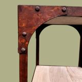 Old workshop furniture, industrial shelf
