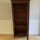 Parisian cupboard Bookcase Bonnetière glazed with small vintage tiles