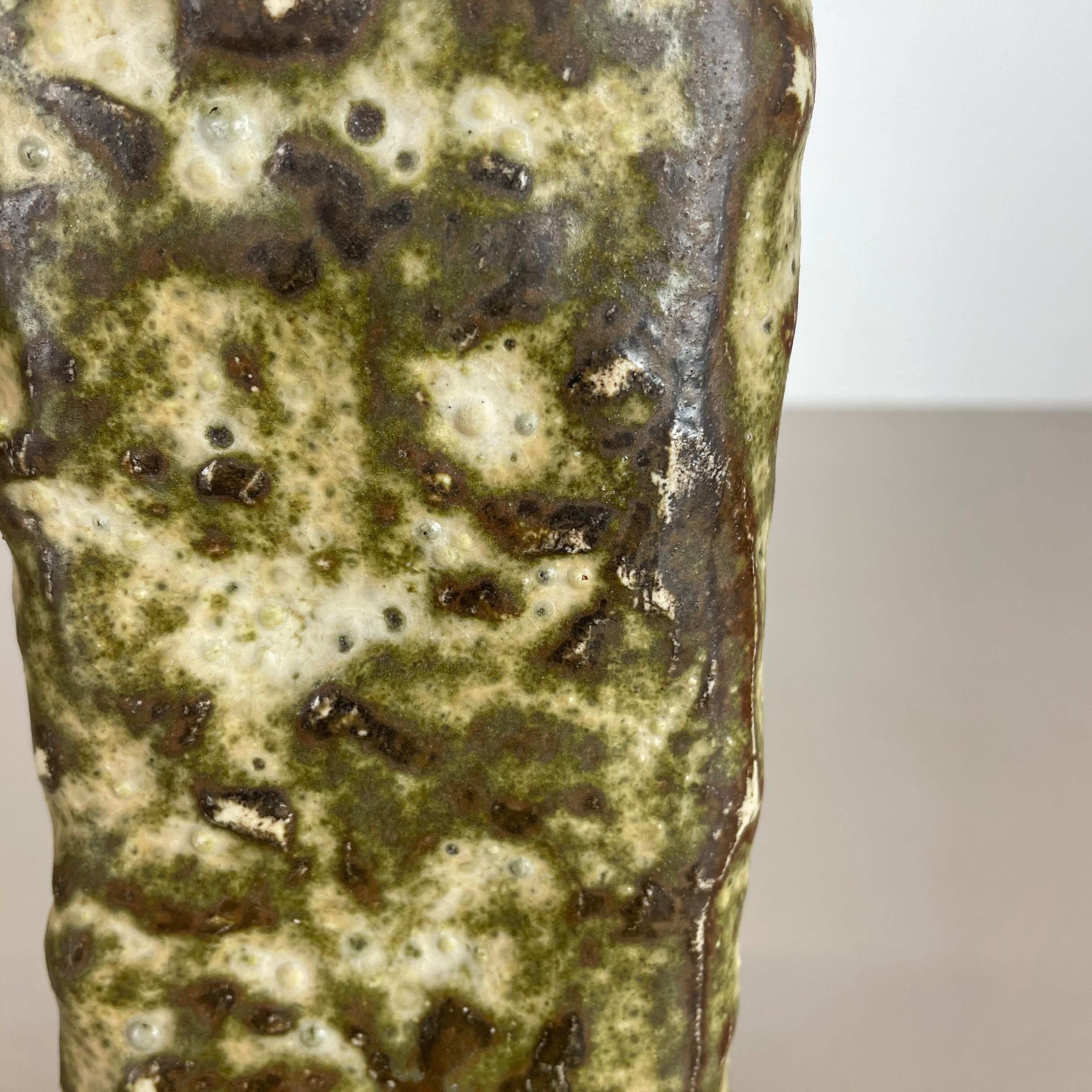 Original 1960 Ceramic Studio Pottery Vase by Piet Knepper for Mobach Netherlands