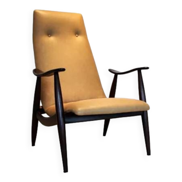 Fauteuil Senior par Louis Van Teeffelen pour WéBé, Danemark, 1950.