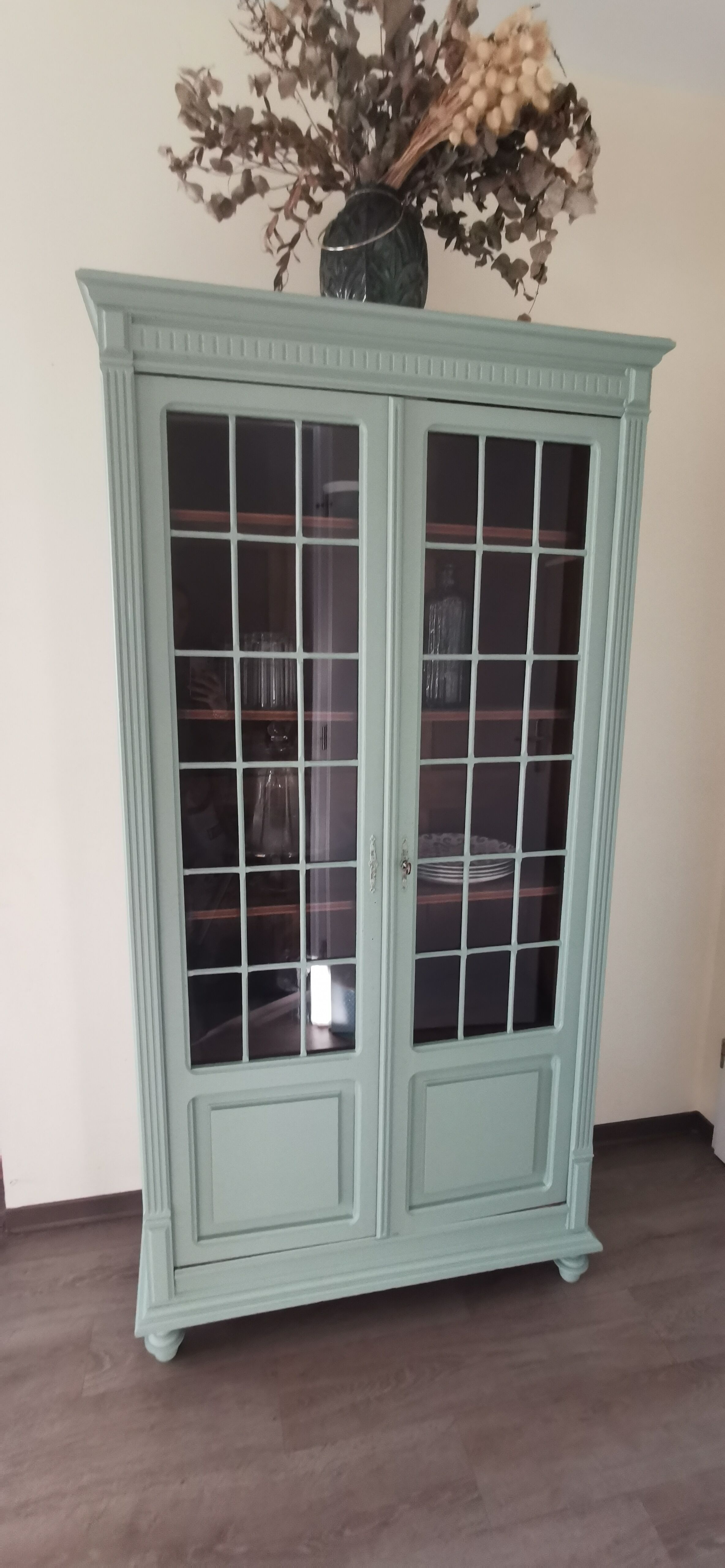 Parisian glass cabinet