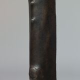 Antique Viennese side table handcrafted in wrought iron.