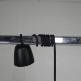 Vintage hanging lamp, aluminum shade, with new wire