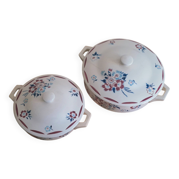 Lot de 2 soupières K et G Luneville modèle '' évreux