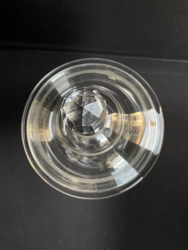 Compotier baccarat engraving nets