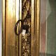 Louis XVI style showcase in wood and gilded stucco, circa 1900