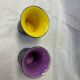Set of 2 vintage ceramic candle holders