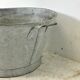 Bassine en zinc  vintage