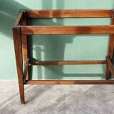 Table de métier, début 20ème, en bois et zinc riveté