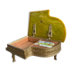 Piano music box vintage des années 50