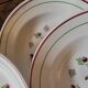Floral pattern soup plates – 1950s