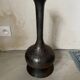 Hammered metal vase