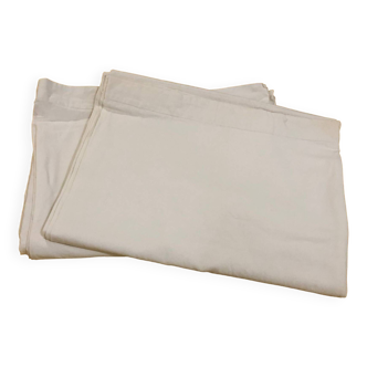 Lot de 2 draps plats anciens