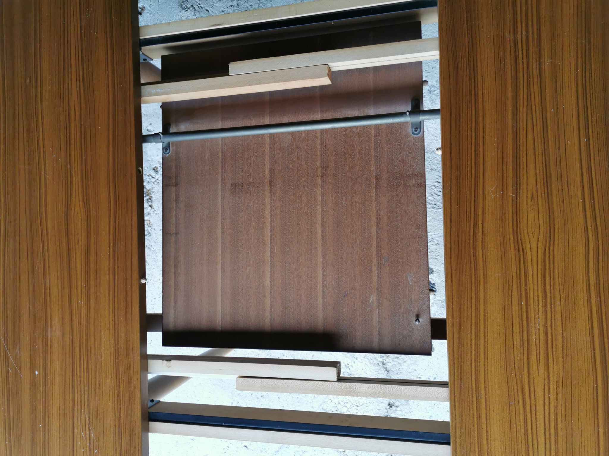 Table with vintage extension cord