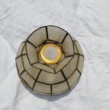 Set of 4 lampshade suspensions in mother-of-pearl