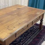 Teak coffee table with 2 drawers, work from the 1950s