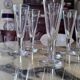 8 flûtes à champagne en cristal - XIXème