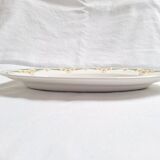 Oval plate Longwy Art Deco