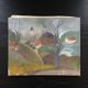 Abstract landscape painting