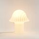 Large Mid Century Space Age Glass Mushroom Table Lamp from Peill & Putzler, Germany, 1970s
