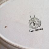 Oval ironstone dish from Moulin des Loups & Hamage, 'Colonial' model