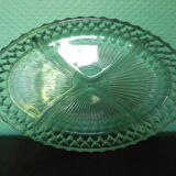 Vintage serving dish with aperitif, appetizers with its 2 serving accessories, original box