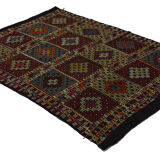 Anatolian handmade kilim rug 216 cm x 156 cm