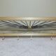 Gold aluminum and and pvc ropes wall coat rack