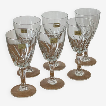 6 stemmed wine glasses flamenco model Luminarc