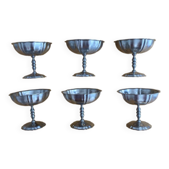 Stainless steel ice cream cups
