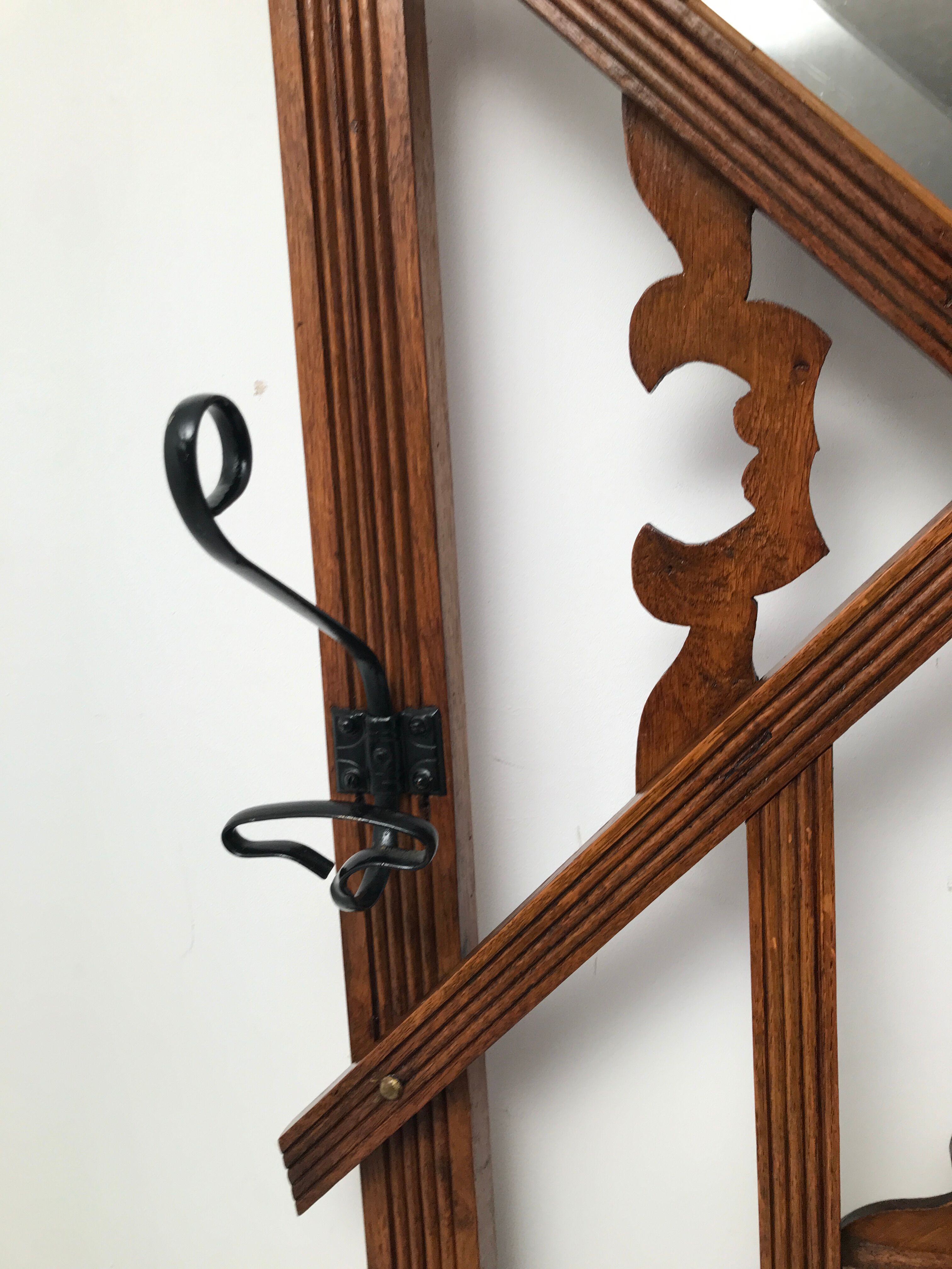 Wooden coat holder from the 30s