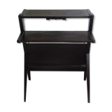 Wooden sofa end magazine holders